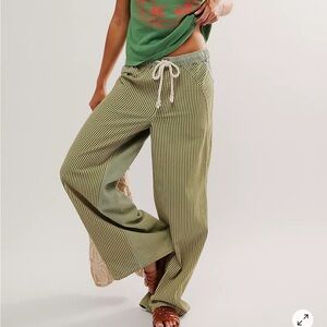 Milo linen draw string trousers